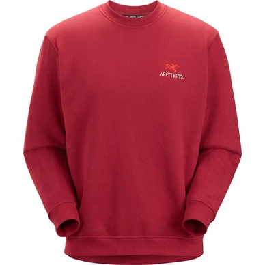 Trui Arc'teryx Men Emblem Fleece Crew Bordeaux | Outdoorsupply